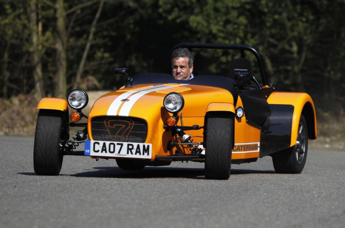 Caterham Seven Supersport hard cornering