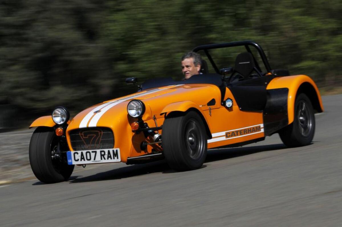 Caterham Seven Supersport cornering