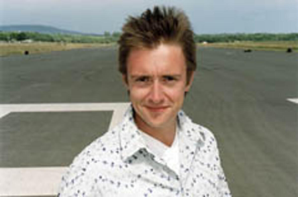TV presenter Hammond hurt in crash