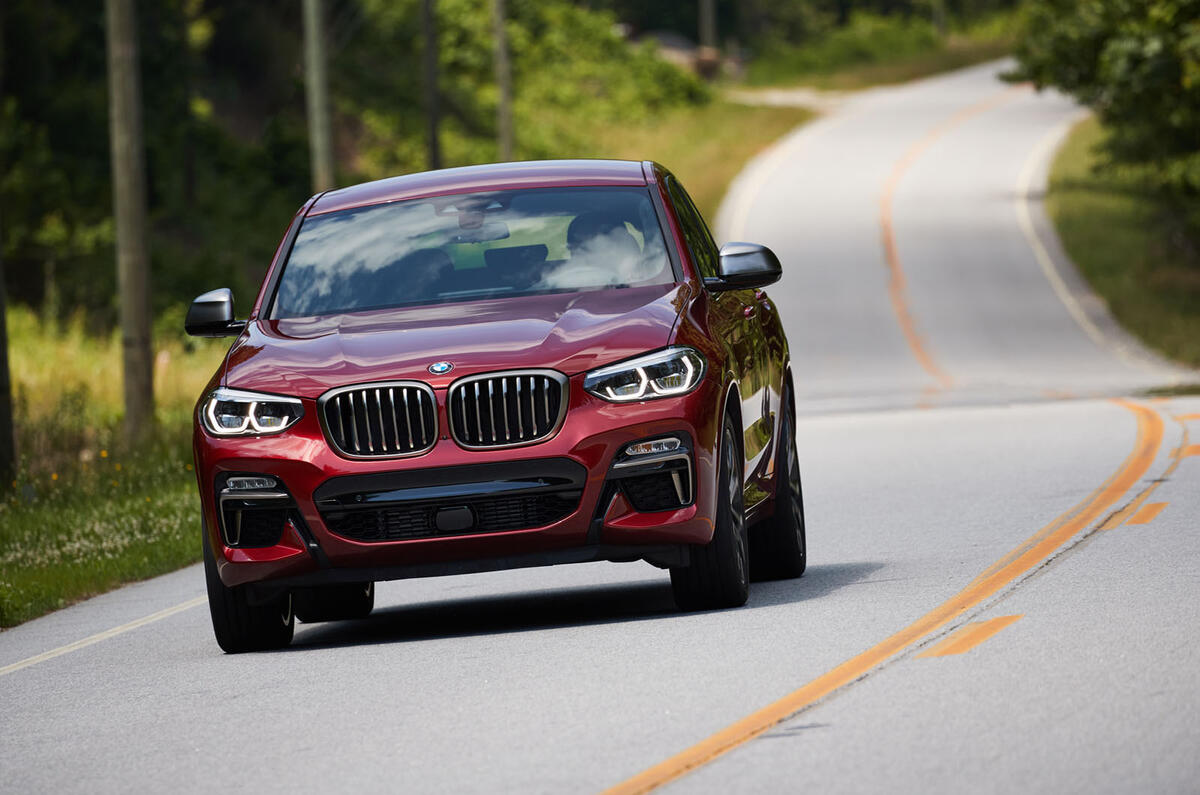 BMW X4 2018 road test review on the road front