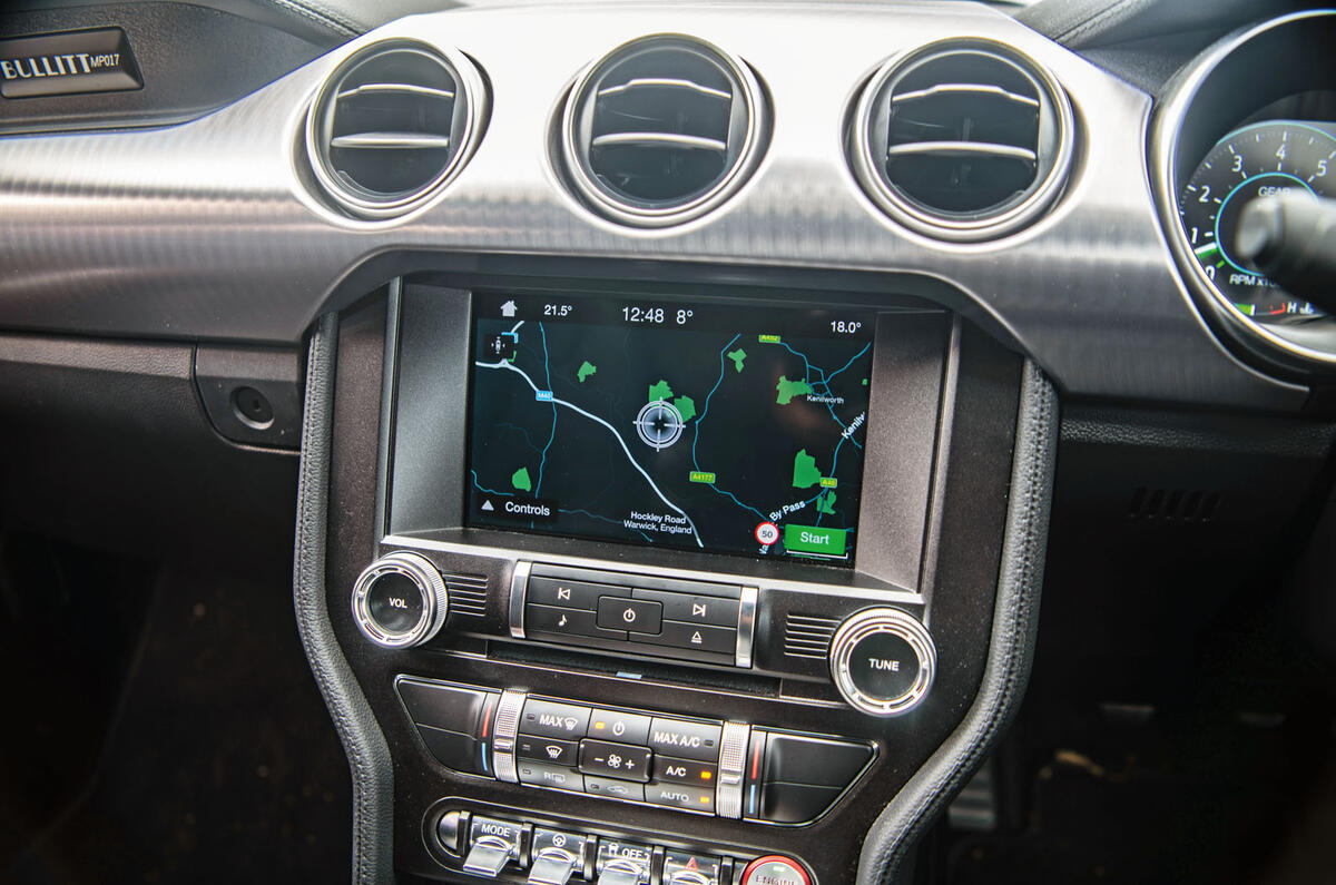 Ford Mustang Bullitt 2018 road test review - infotainment