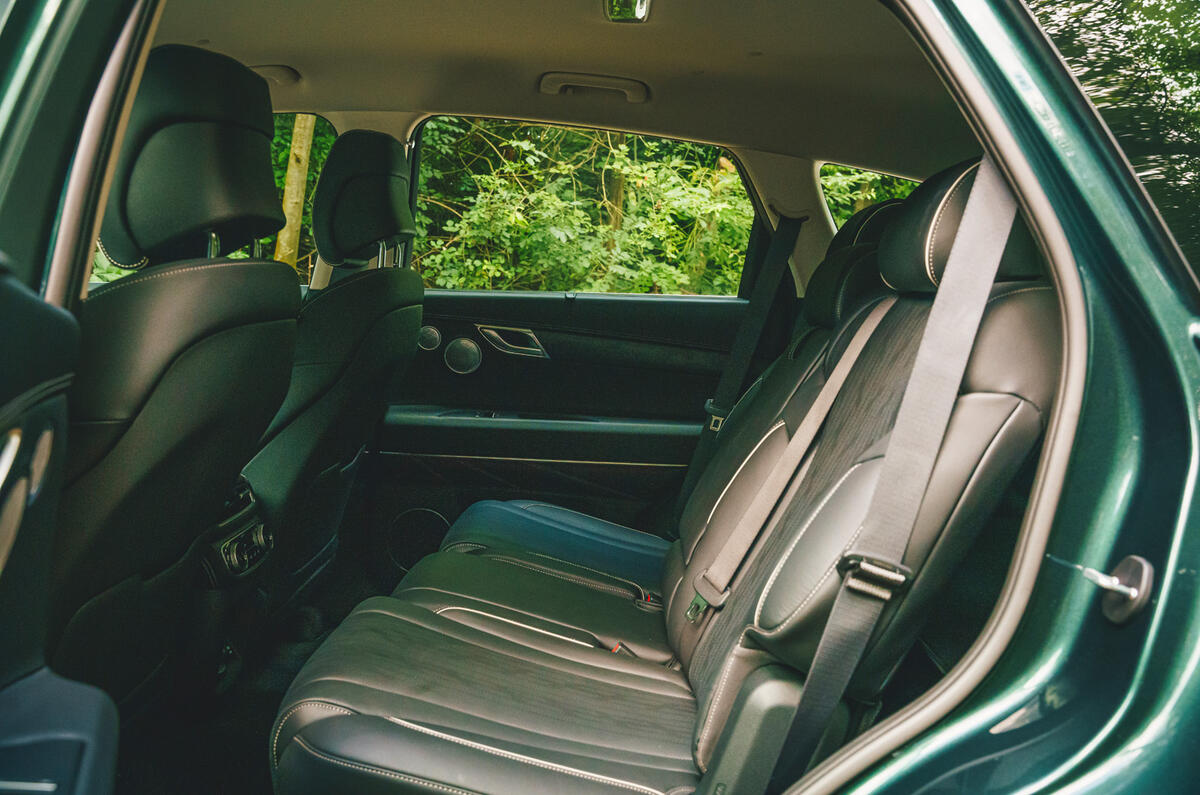 22 Genesis GV80 2021 road test review rear seats 22 Genesis GV80 2021 road test review rear seats