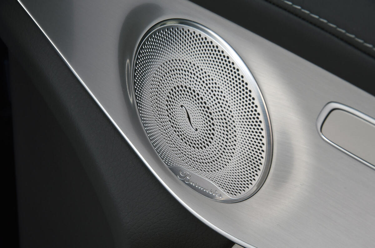 Mercedes-AMG GLC 63 S road test review speakers