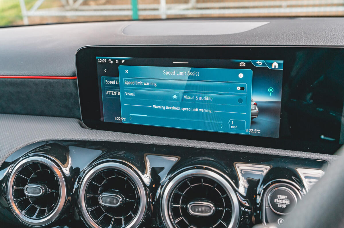 Mercedes Benz A Class RT assisted driving