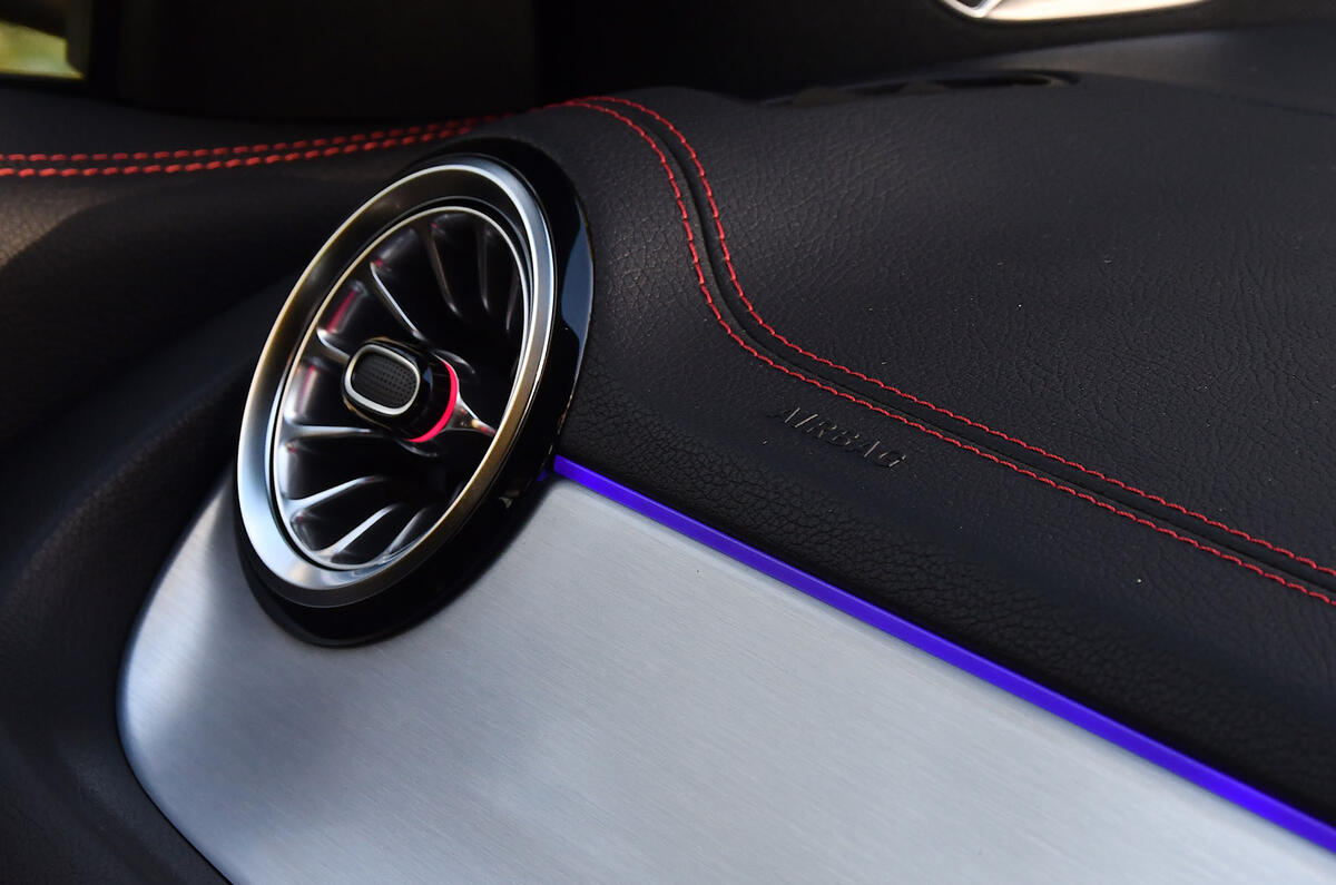 22 Mercedes Benz EQA 2021 road test review interior trim 22 Mercedes Benz EQA 2021 road test review interior trim