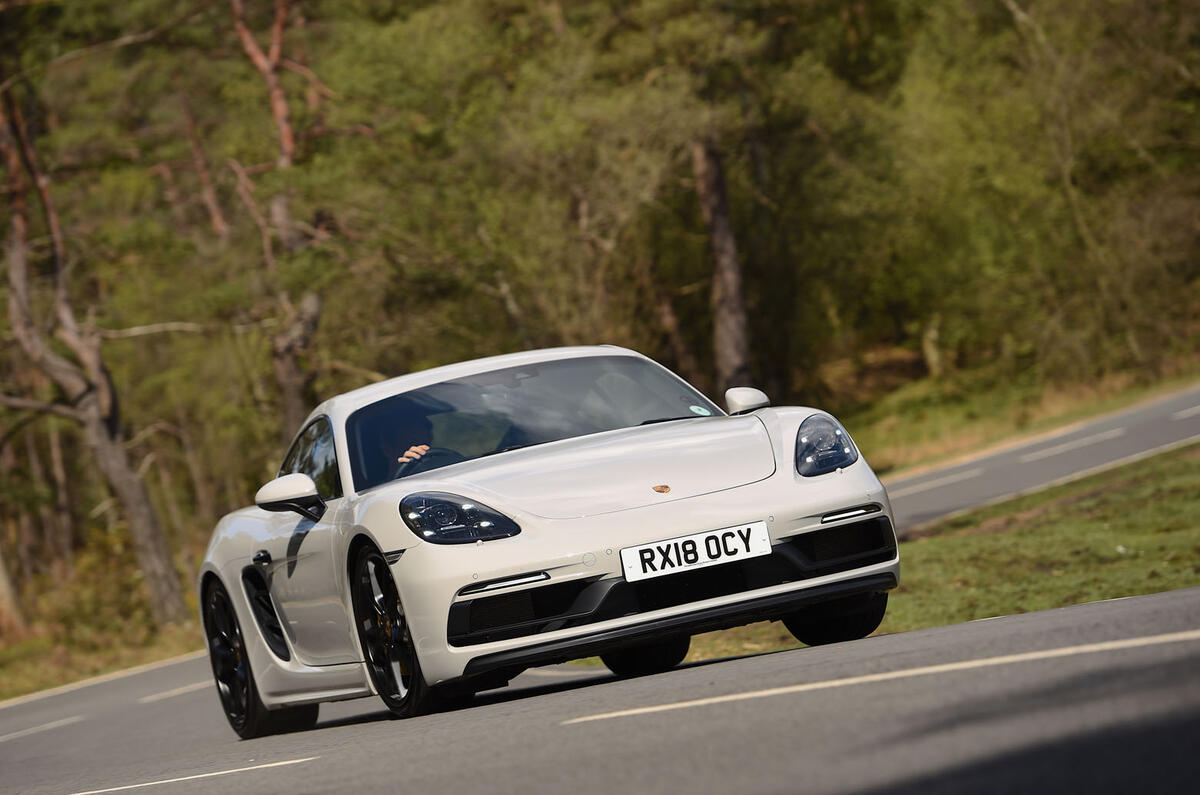 Porsche 718 Cayman GTS 2018 review cornering