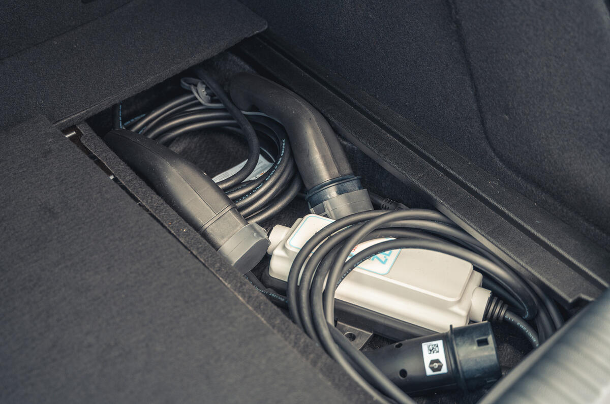 22 Renault Megane E Tech PHEV road test 2021 charging cable