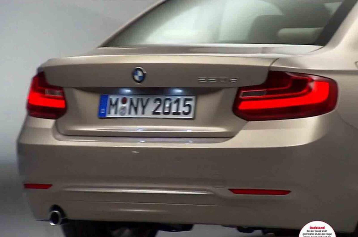 BMW 2-series coupe leaked online