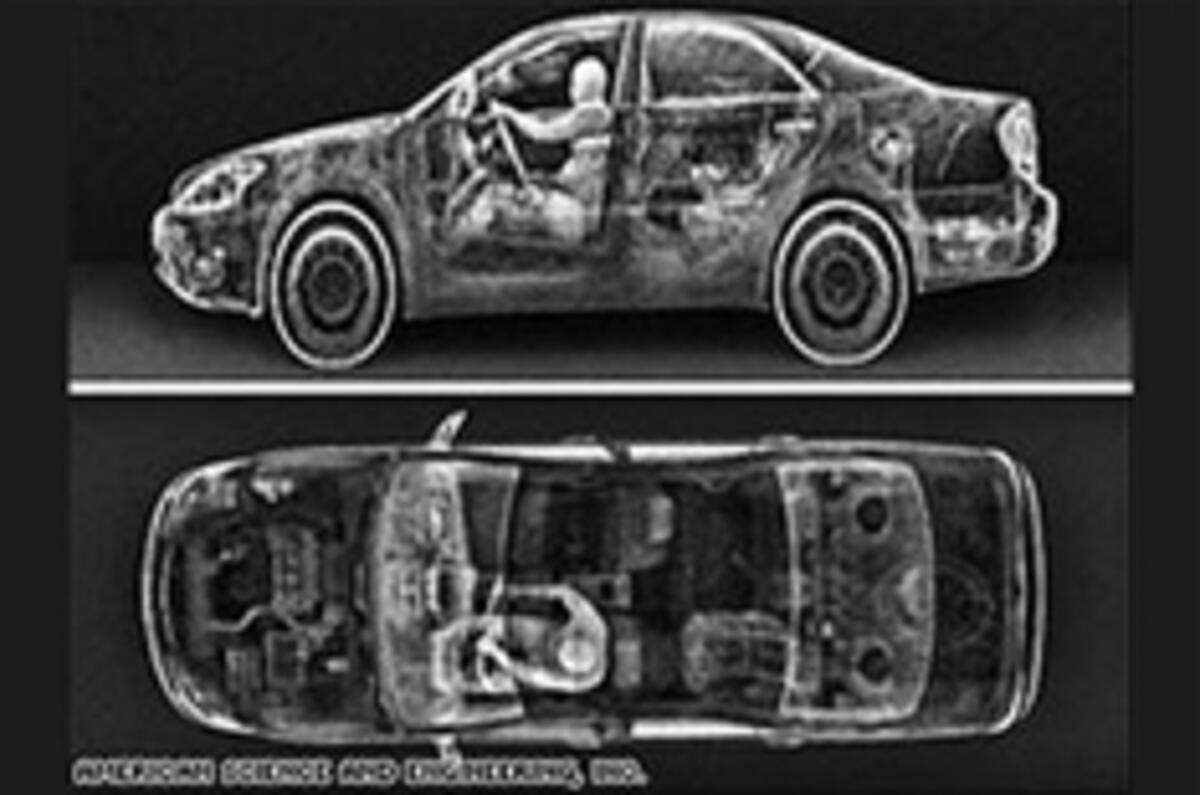 The drive-through X-ray machine