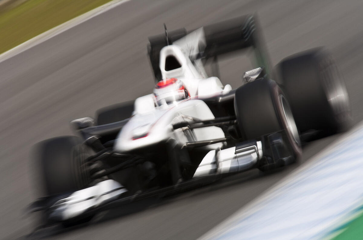 Button tops latest F1 test