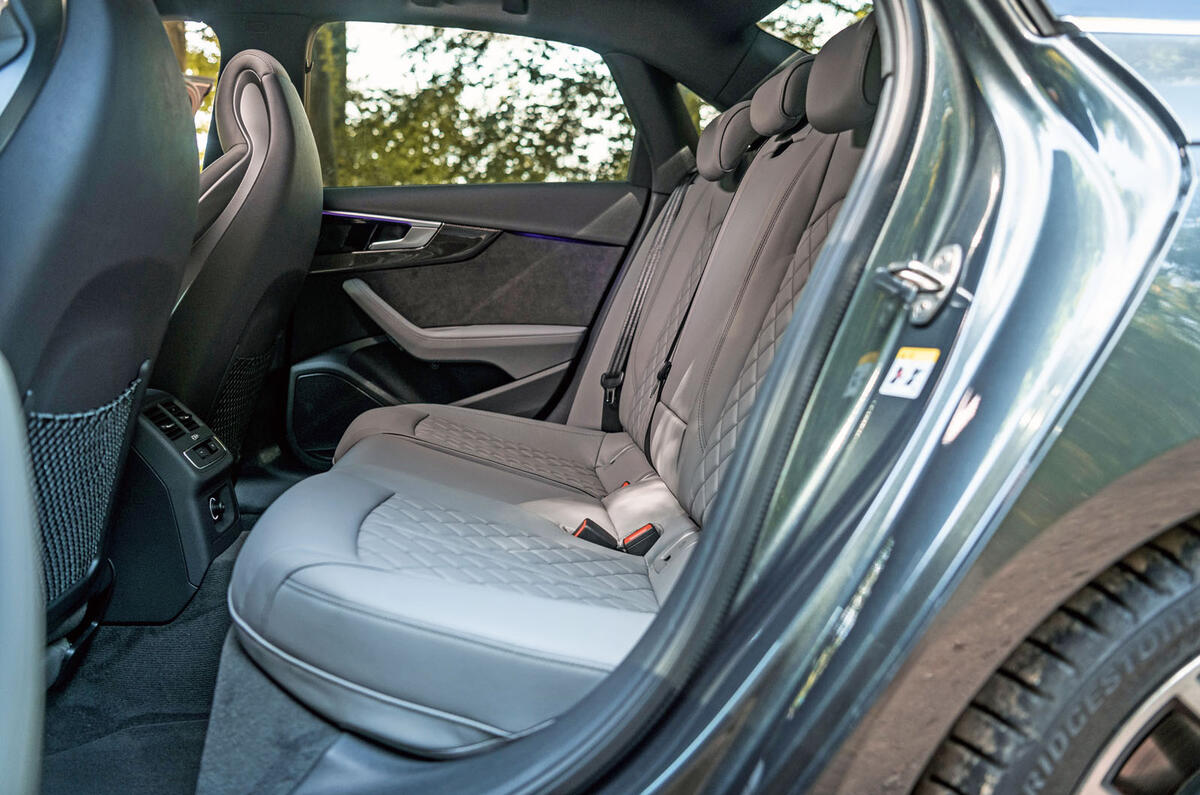 Audi S4 TDI 2019 road test review - rear seats
