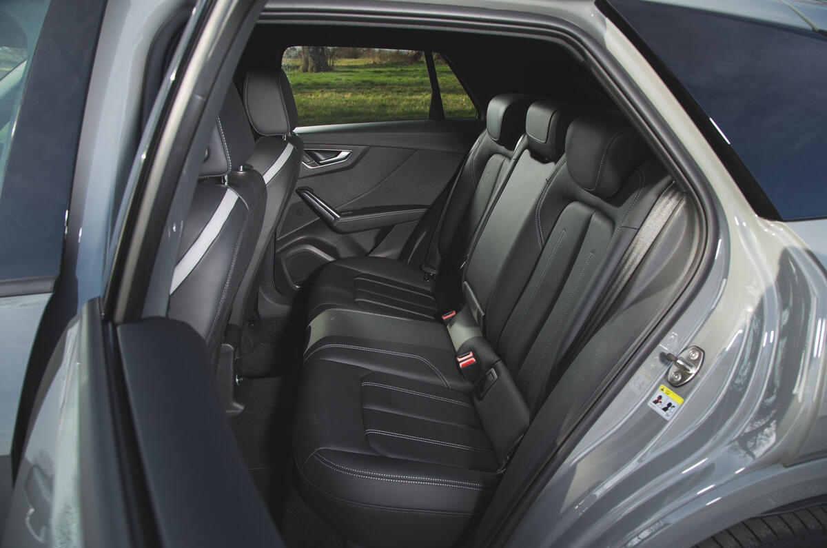 Audi SQ2 2019 road test review - rear seats