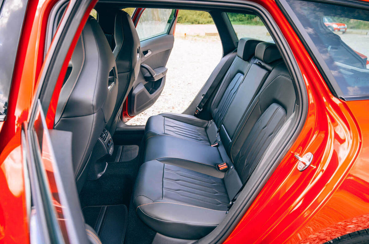 23 Cupra Leon Estate 2021 road test review rear seats 23 Cupra Leon Estate 2021 road test review rear seats