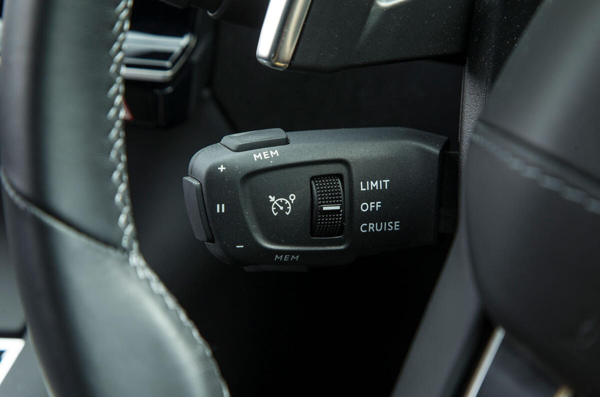 DS 7 Crossback 2018 road test review cruise controls