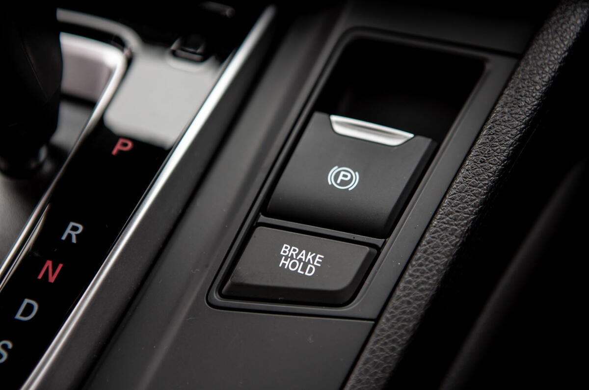 Honda CR-V 2018 road test review - parking brake