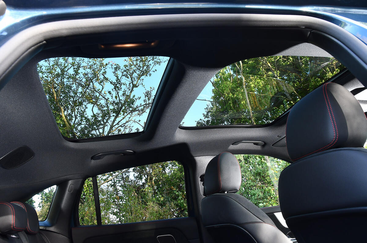 23 Mercedes Benz EQA 2021 road test review sunroof 23 Mercedes Benz EQA 2021 road test review sunroof