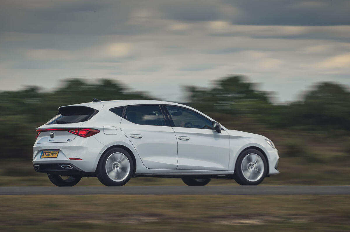Seat Leon 2020 road test review - on the road side Seat Leon 2020 road test review - on the road side
