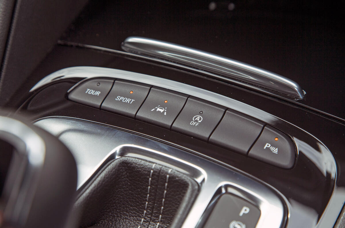 Vauxhall Insignia Sports Tourer GSI review drive modes