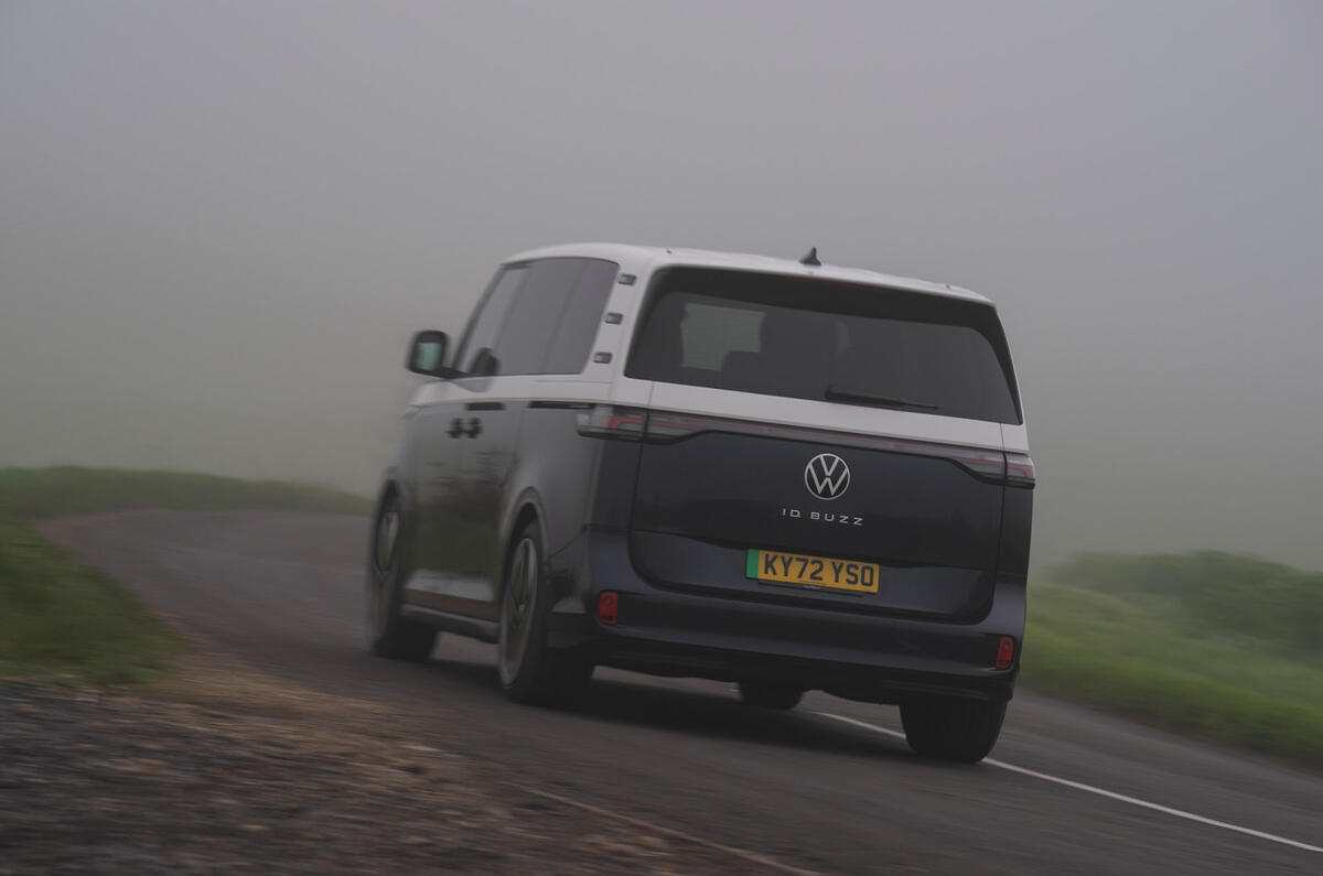 23 VW ID Buzz RT 2023 rear cornering shot 2