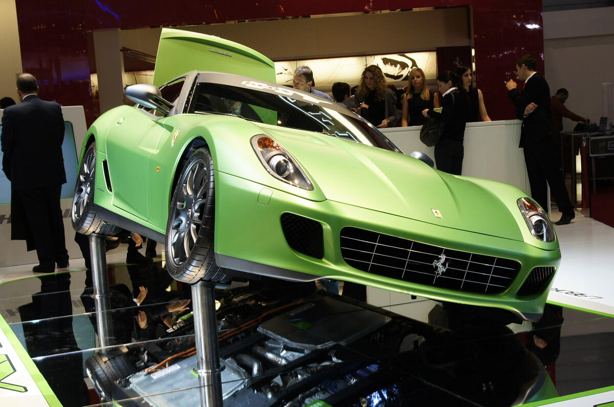 no title Ferrari 599 hybrid revealed