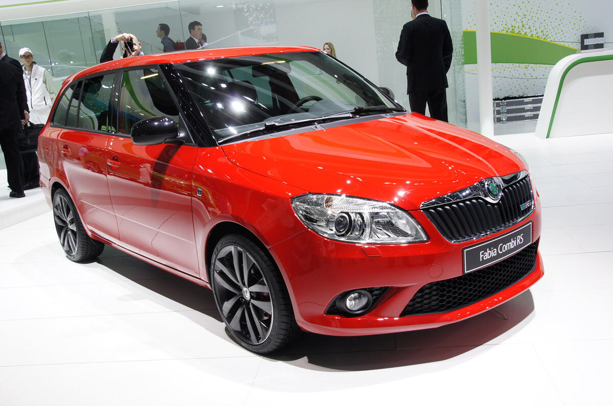 Geneva motor show: Skoda Fabia vRS 
