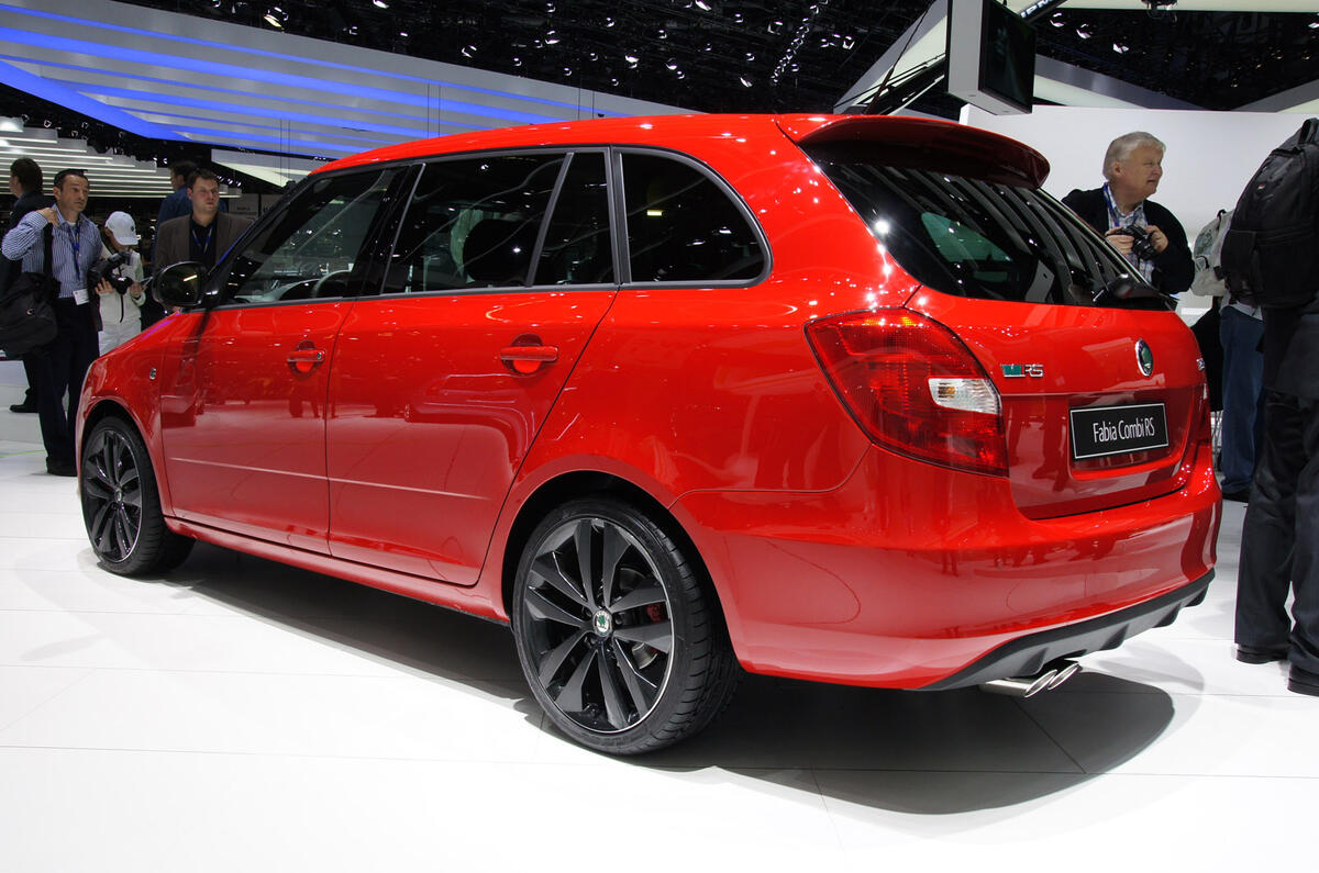 Geneva motor show: Skoda Fabia vRS 