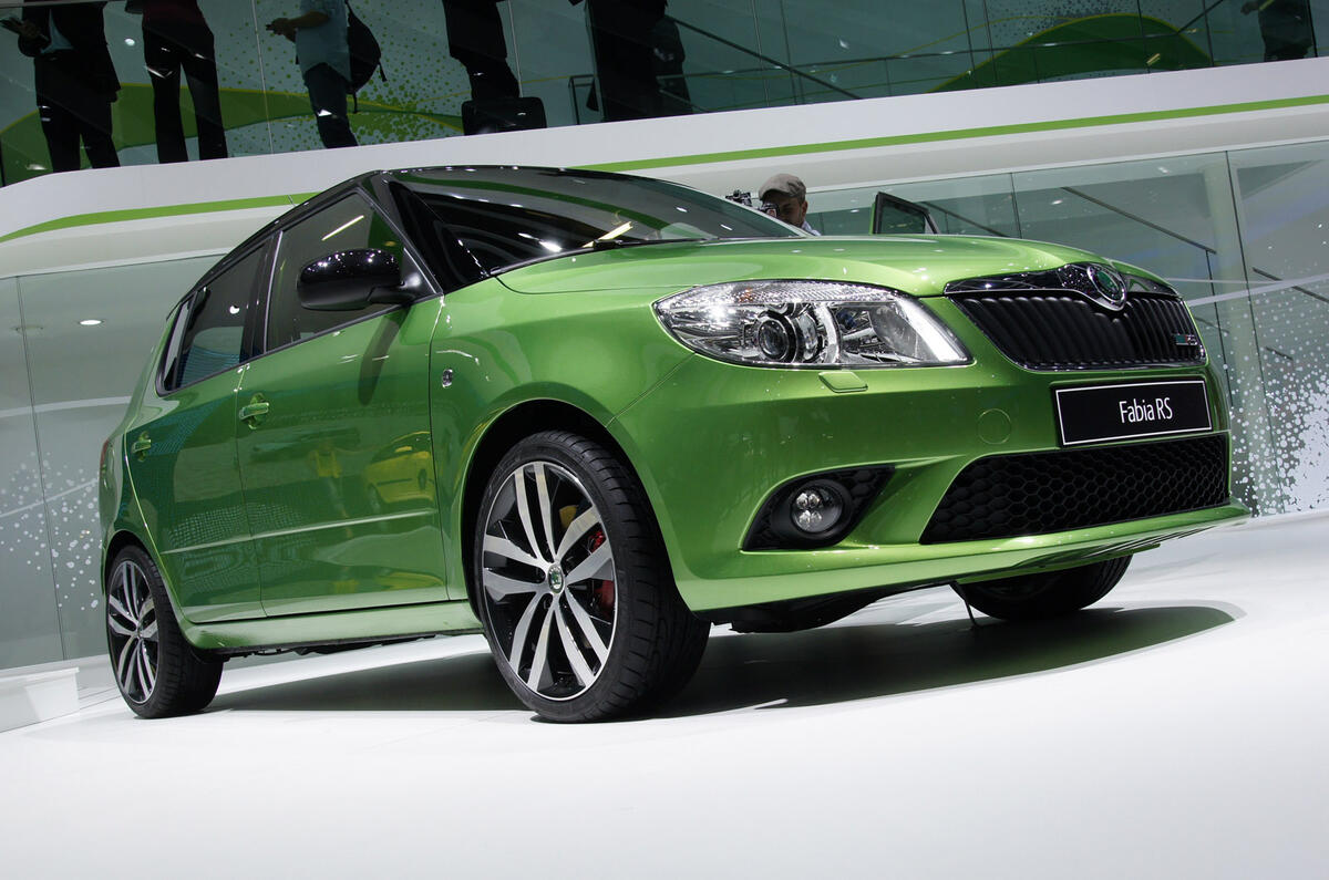 Geneva motor show: Skoda Fabia vRS 