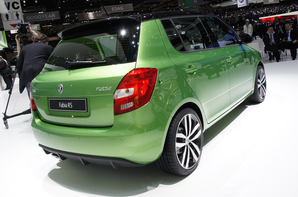 Geneva motor show: Skoda Fabia vRS 