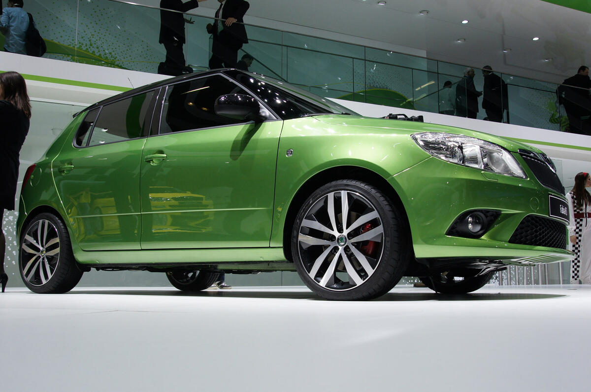 Geneva motor show: Skoda Fabia vRS 