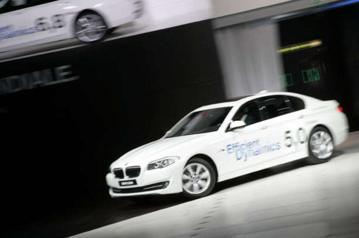 BMW 5-series hybrid revealed