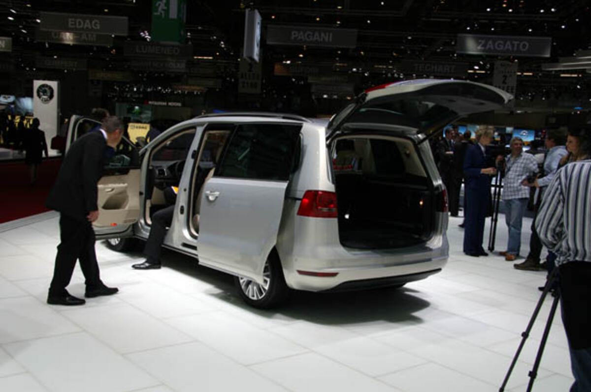 Geneva motor show: VW Sharan