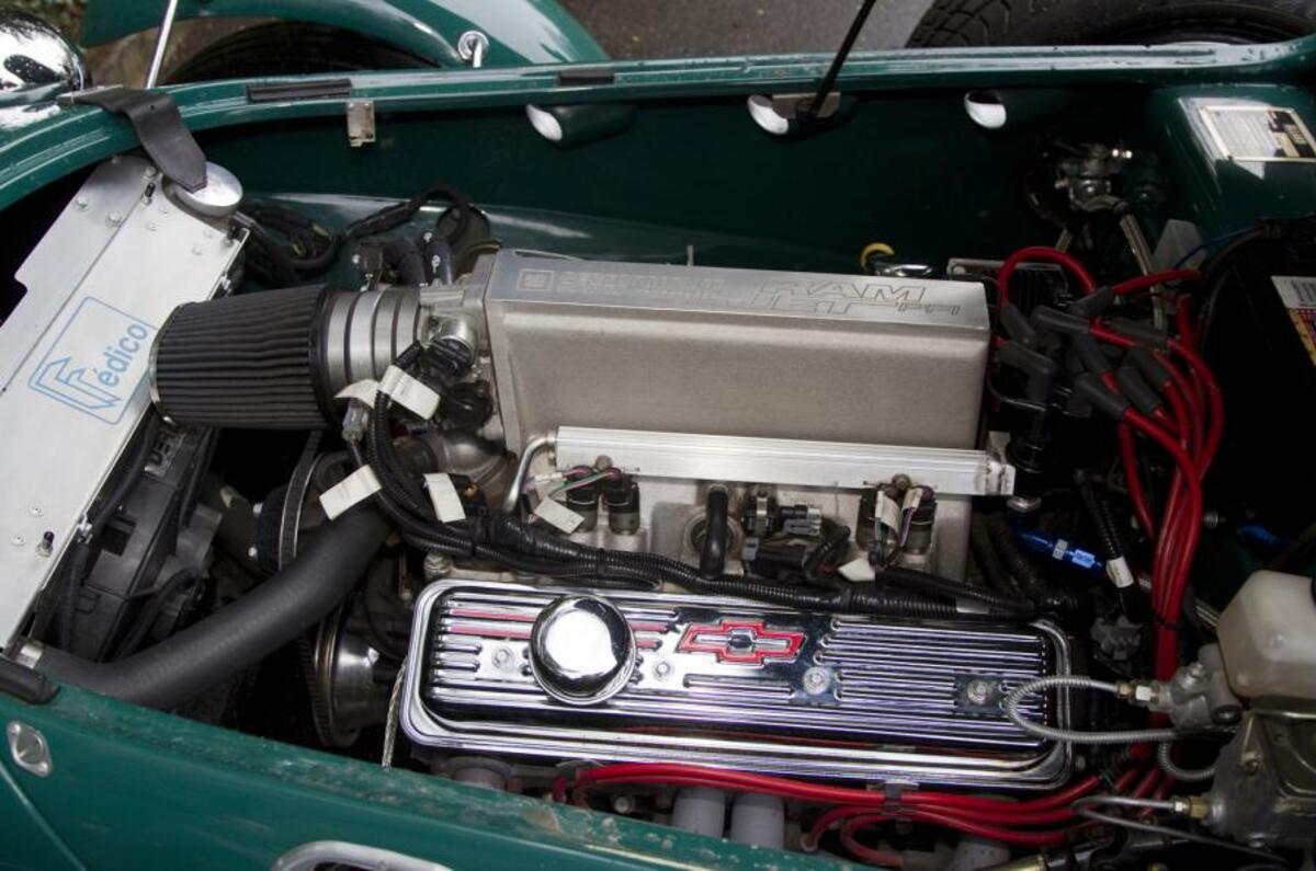 Allard J2X Mk2 engine bay