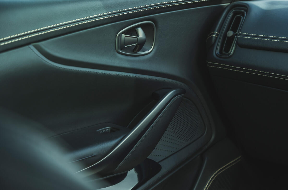 Aston Martin DBX 2020 road test review - door cards 