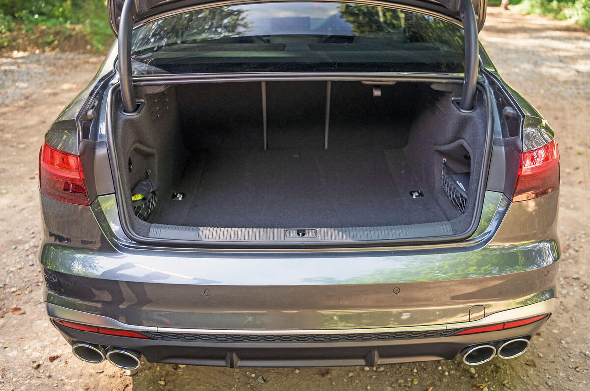 Audi S4 TDI 2019 road test review - boot