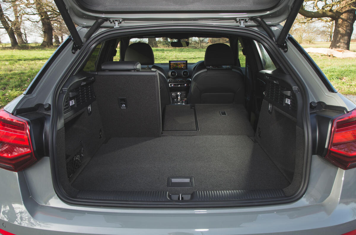Audi SQ2 2019 road test review - boot