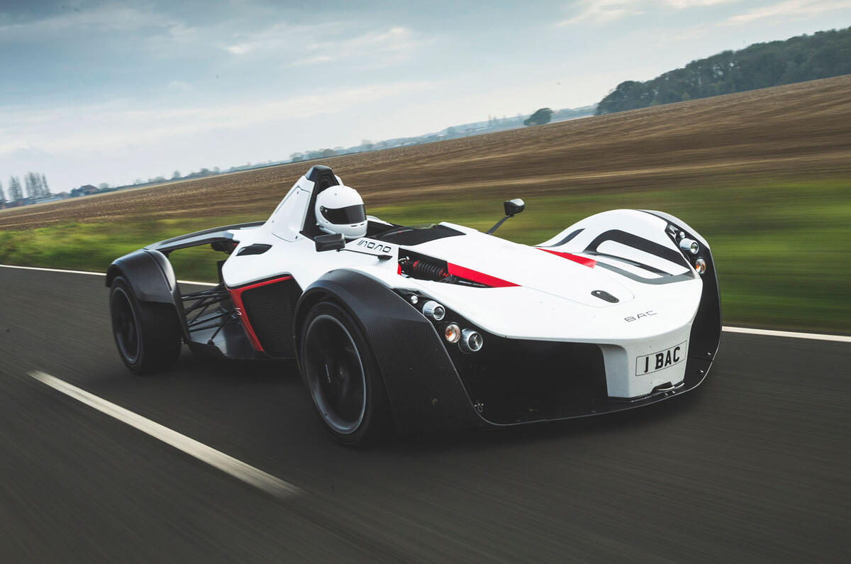 BAC Mono 2018 review - on the road front