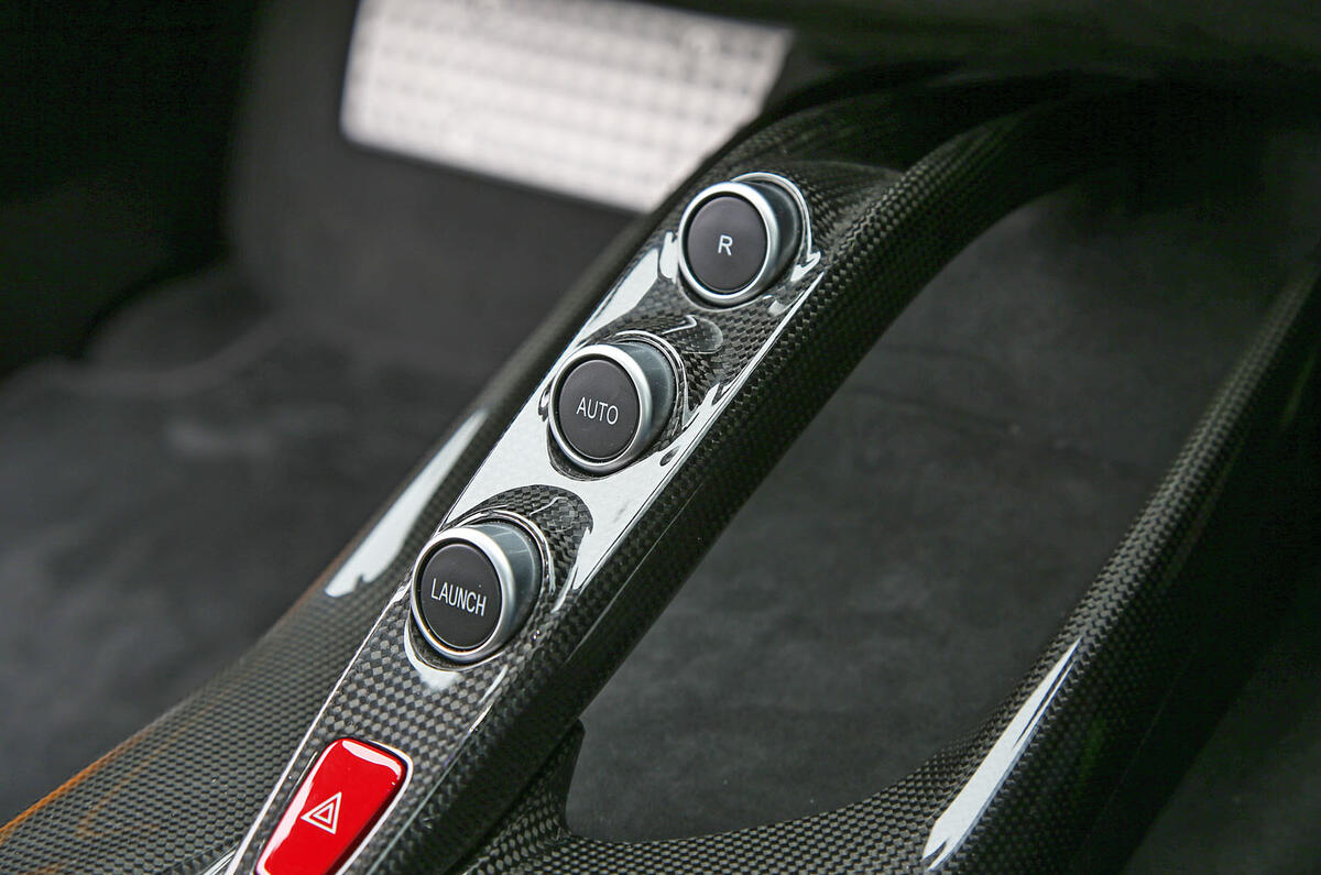 Ferrari 812 Superfast 2018 road test review launch button