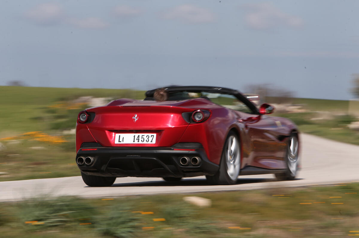 Ferrari Portofino review on the road top down