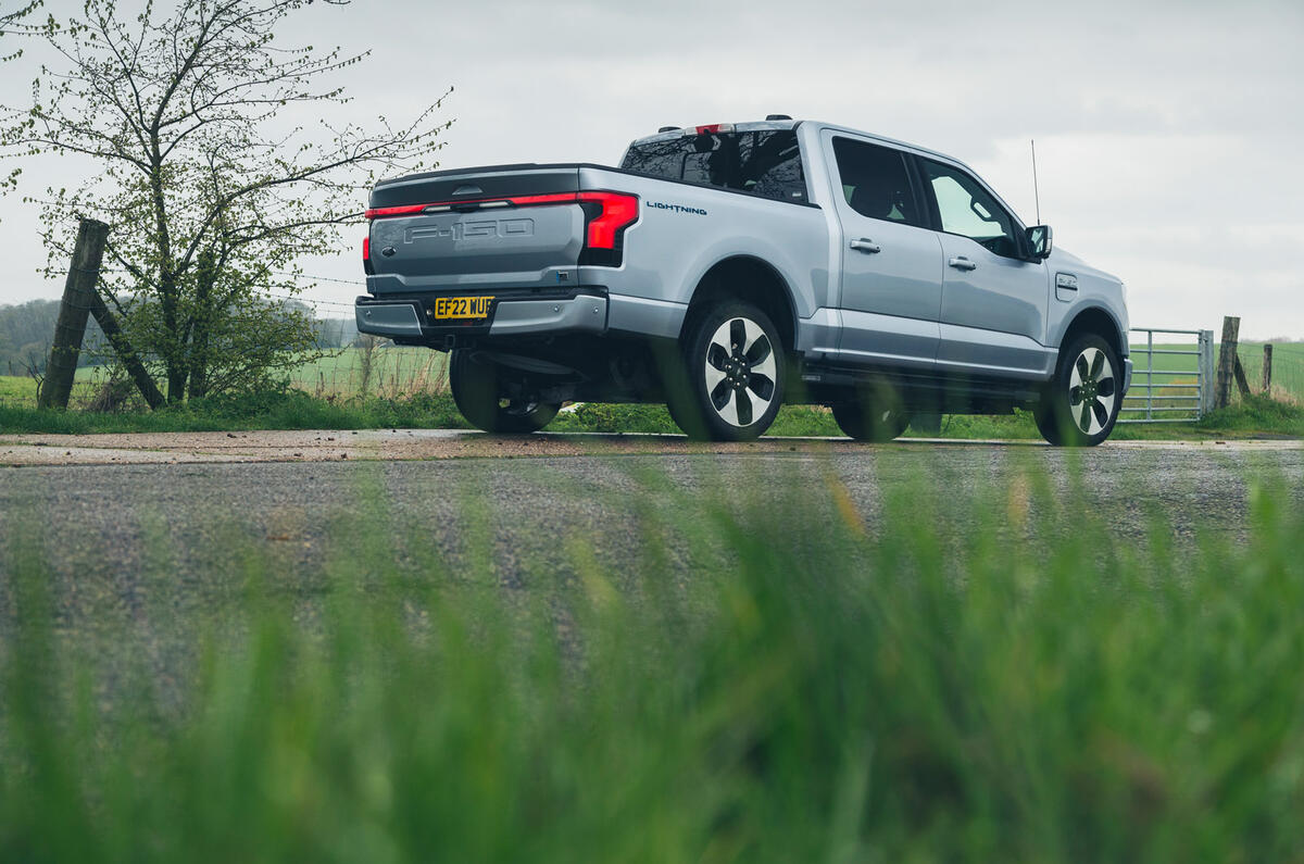 24 Ford F150 Lightning RT 2023 rear static