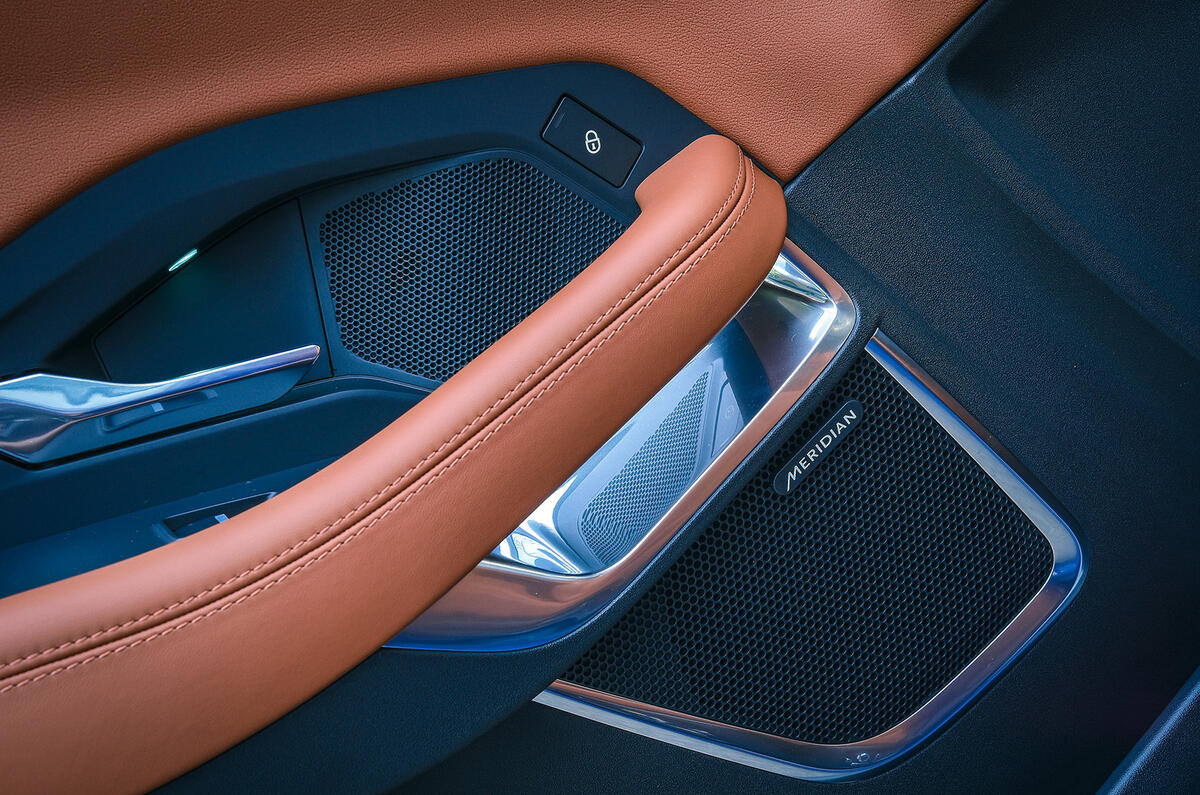 Jaguar E-Pace review speakers