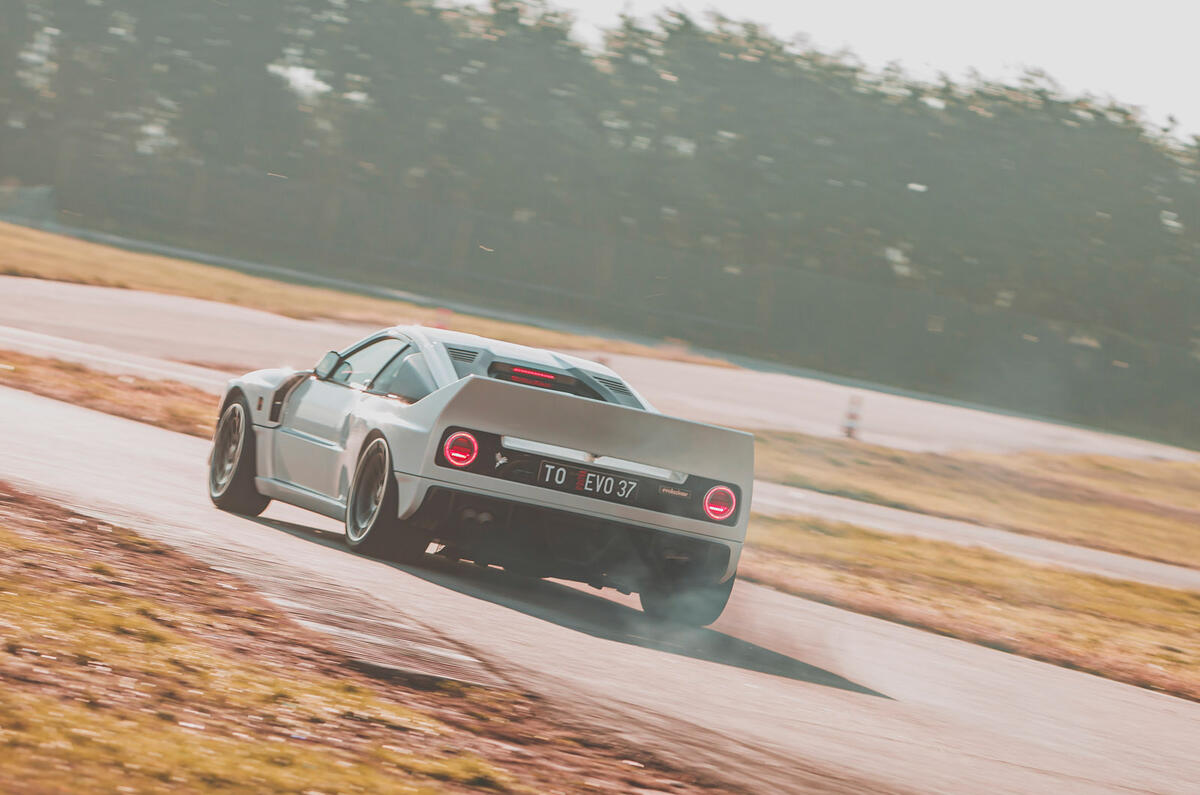 24 Kimera EVO037 2021 first drive review on track rear