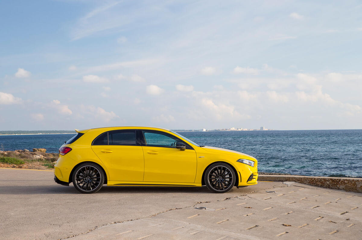 Mercedes-AMG A35 2018 review - static side