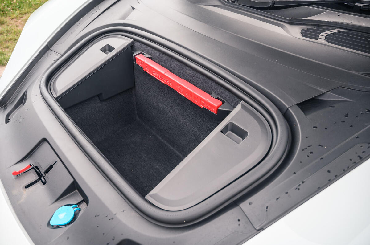 Porsche Taycan 2020 road test review - frunk