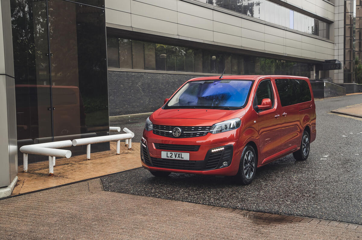 Vauxhall Vivaro Life 2019 road test review - static front