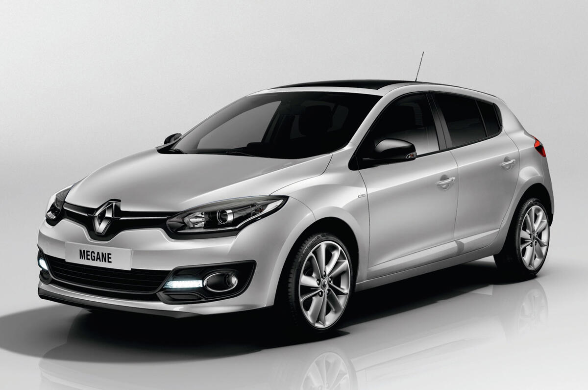 Special edition Renault Megane and Scenic Limited models revealed