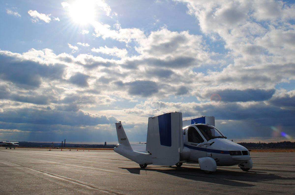 no title New York show: The flying car