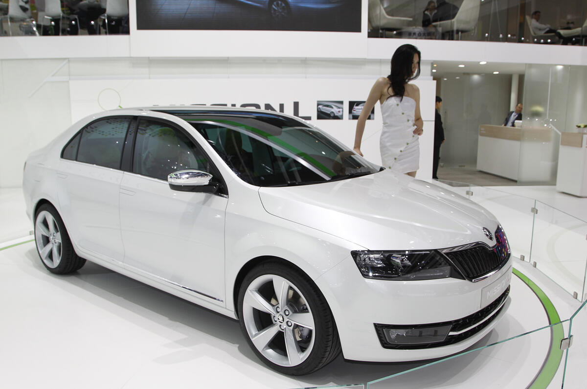 no title Beijing: Skoda MissionL gets Rapid name
