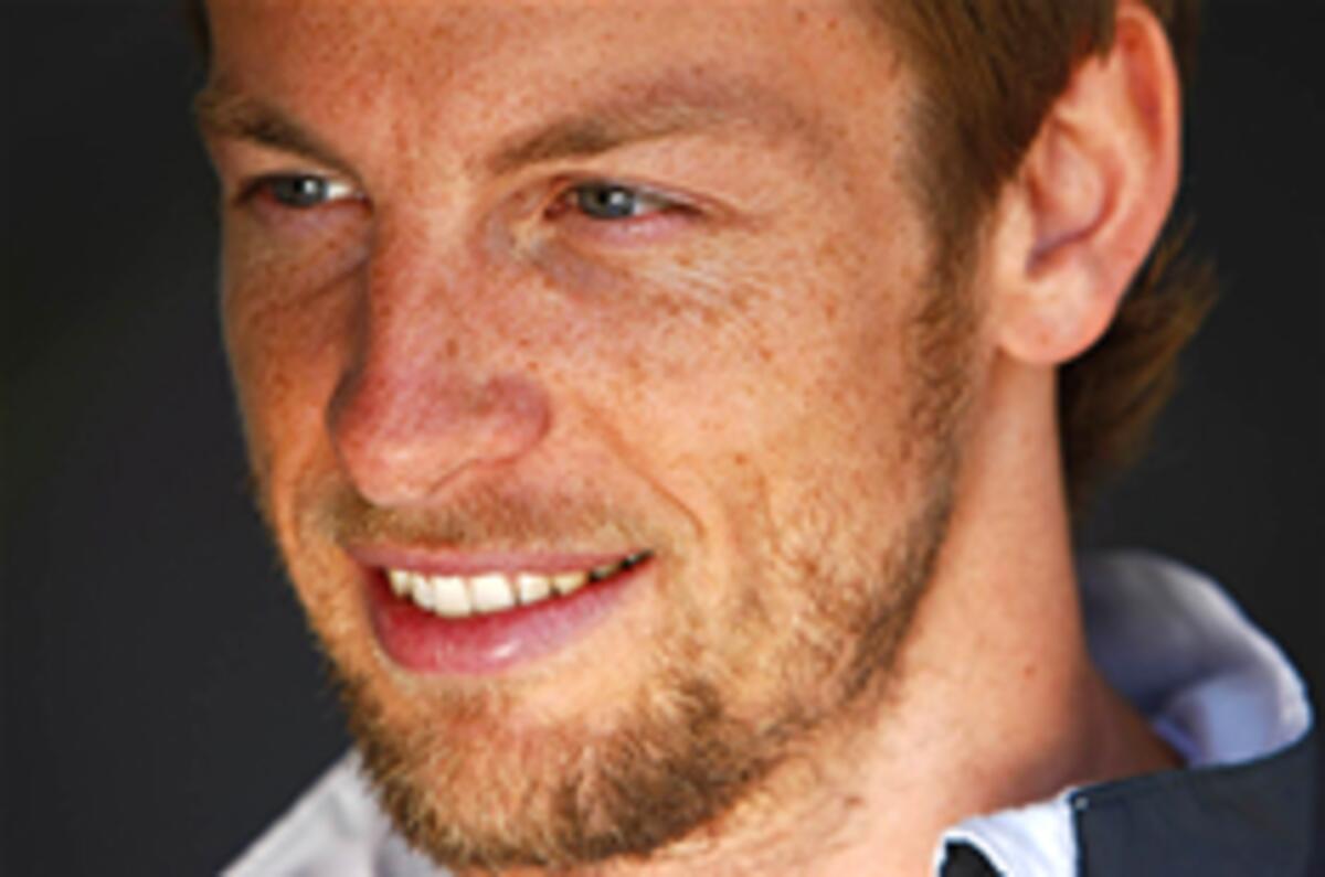 Jenson Button in Birmingham