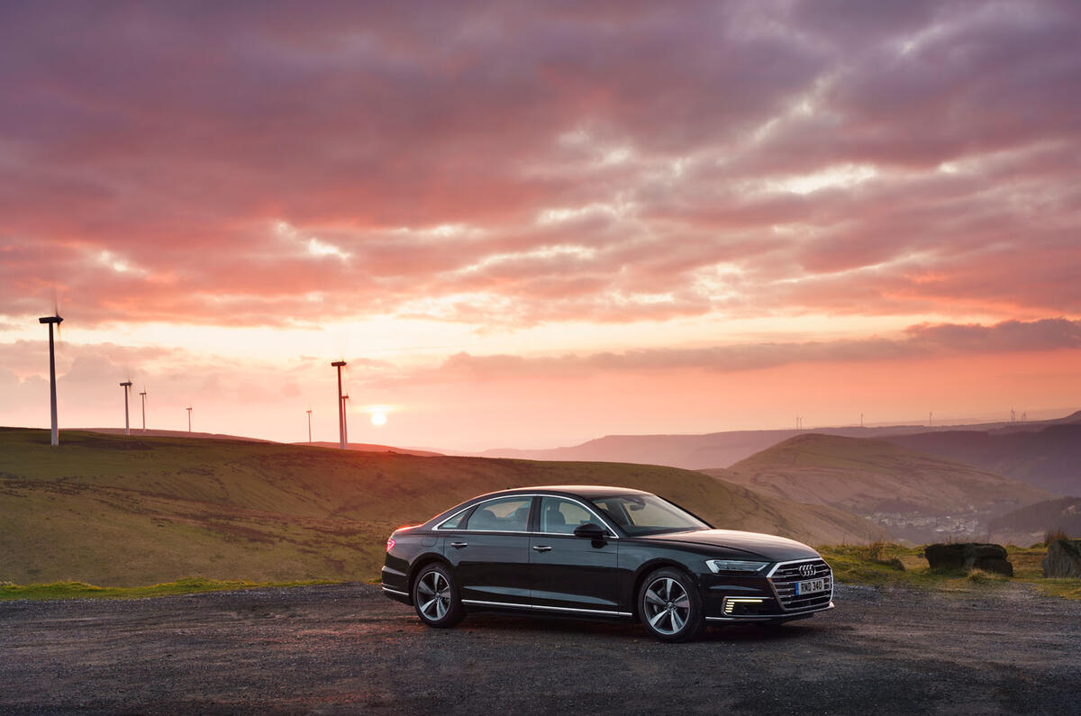 Audi A8 60 TFSIe 2020 road test review - static Audi A8 60 TFSIe 2020 road test review - static