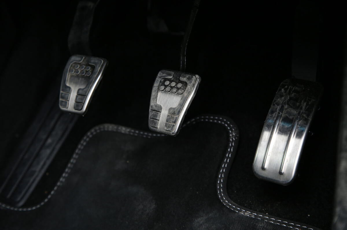 Ford Fiesta ST 2018 road test review pedals